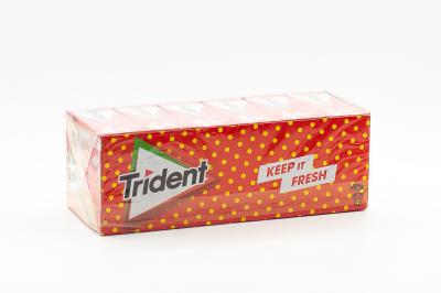 Жевательная резинка Trident без сахара со вкусом клубники 14 гр