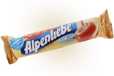 Конфеты Alpenliebe с карамелью 32 грамма