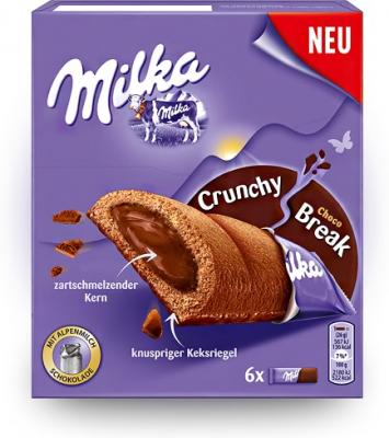 Вафельные батончики Milka Tender Break Choko 156 грамм