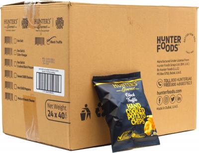 Чипсы Hunter`s Gourmet Black Truffle (Черный трюфель) 25г