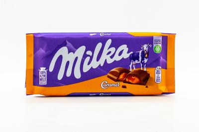 Шоколад молочный Milka Карамель 100 гр