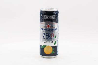 Напиток безалкогольный газированный с соком апельсина Чино без сахара Sanpellegrino 330 мл ж/б