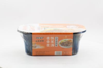 Рис саморазогревающийся Lei Qia с тушеным мясом в тайваньском стиле 419 гр