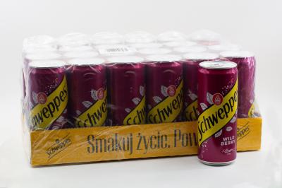 Напиток б/а газ. Schweppes Wild Berry (Лесные ягоды) 330 мл
